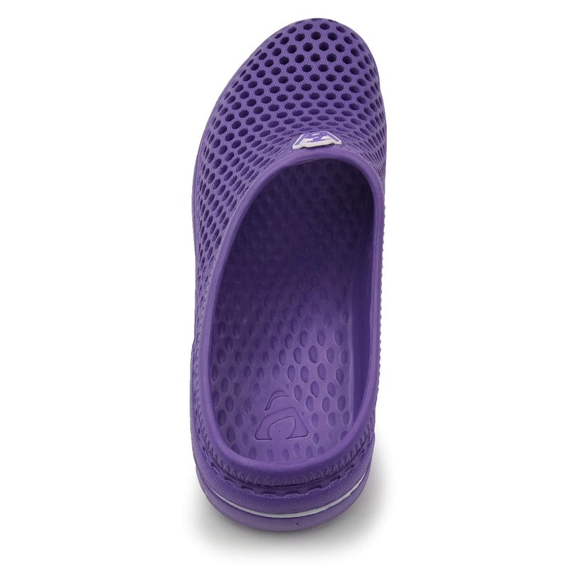 Amoji AM1761 Garden Clogs Shoes, Purple, 10 US Women/ 8.5 US M - Image 4